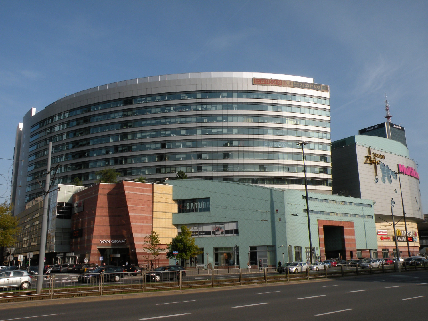 Zdjęcie architektury budynku Centrum handlowe Złote Tarasy
